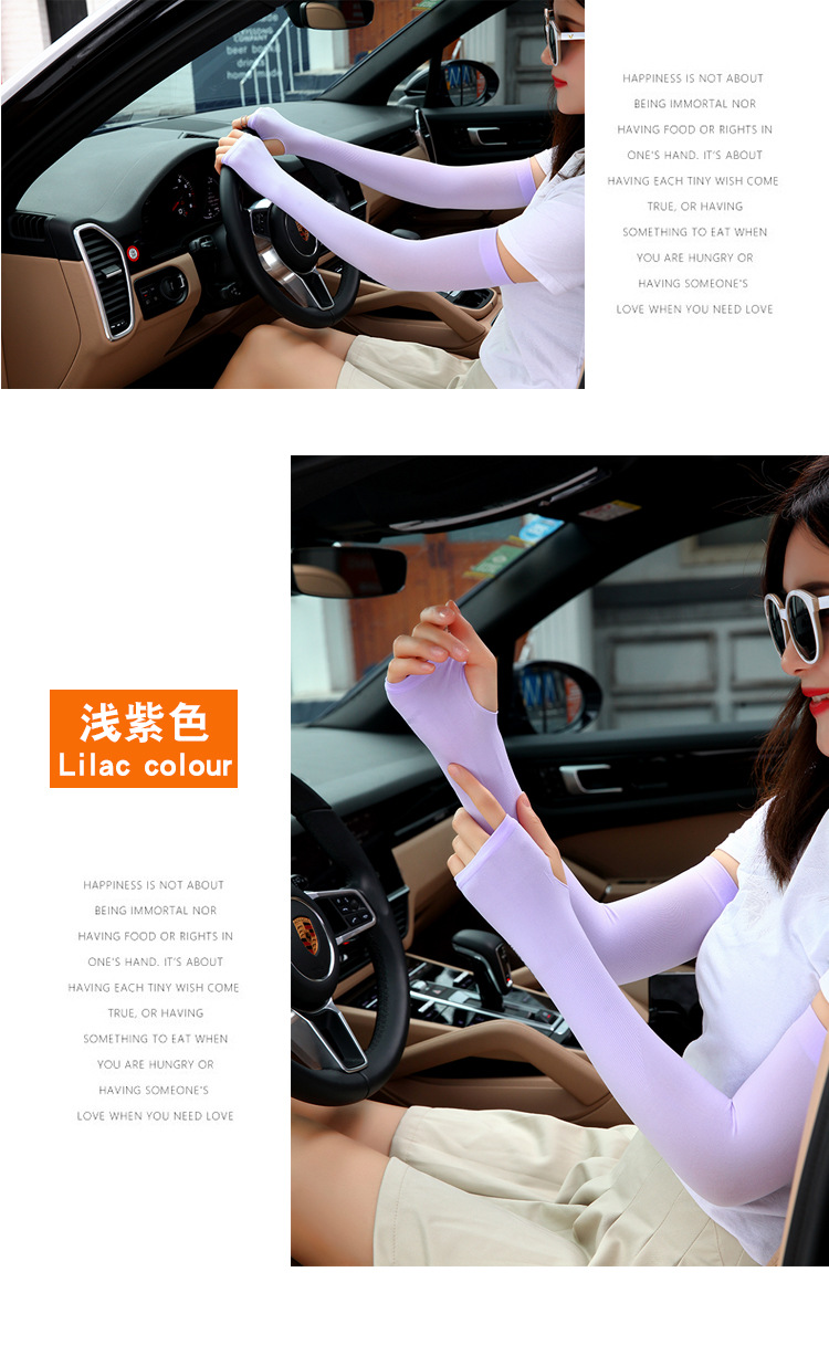 Sun Protection Oversleeves Hand Oversleeves Arm Guard Cooling Viscose Fiber Ice Sleeve Female Gloves Manufacturer