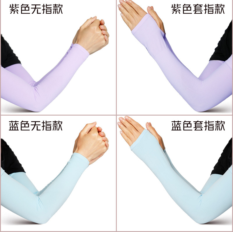 Sun Protection Oversleeves Hand Oversleeves Arm Guard Cooling Viscose Fiber Ice Sleeve Female Gloves Manufacturer