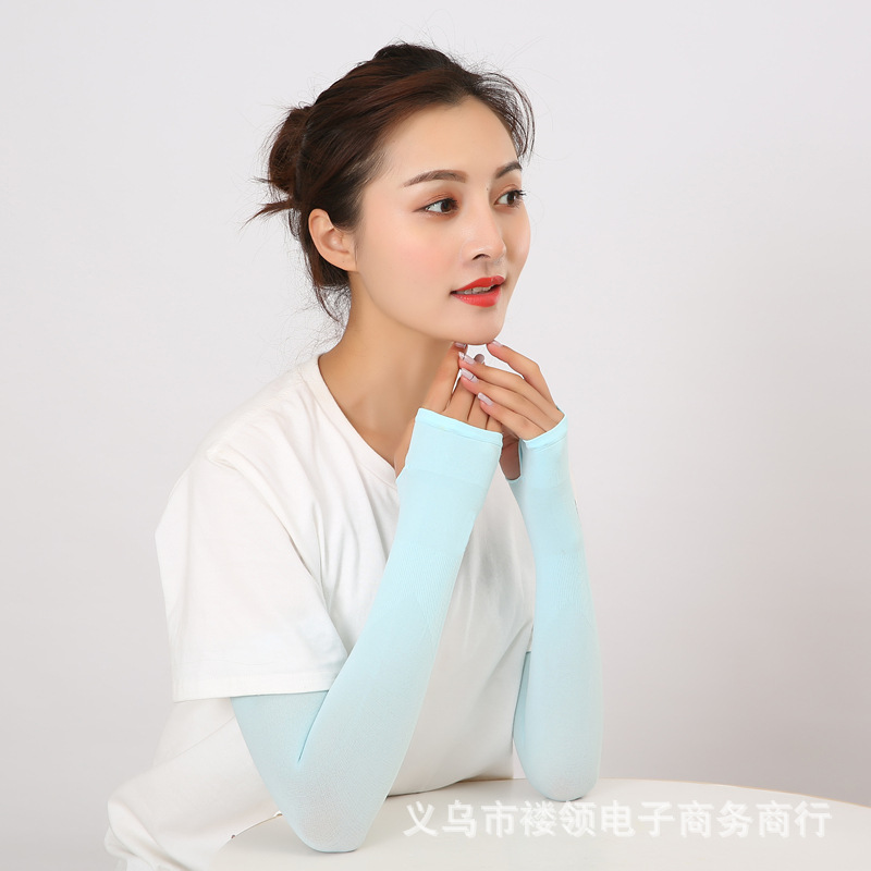 Summer ice sleeve radiant ice silk unisex cycling uv protection arm ice sleeve wholesale Summer ice sleeve radiant ice silk unisex cycling uv protection arm ice sleeve wholesale