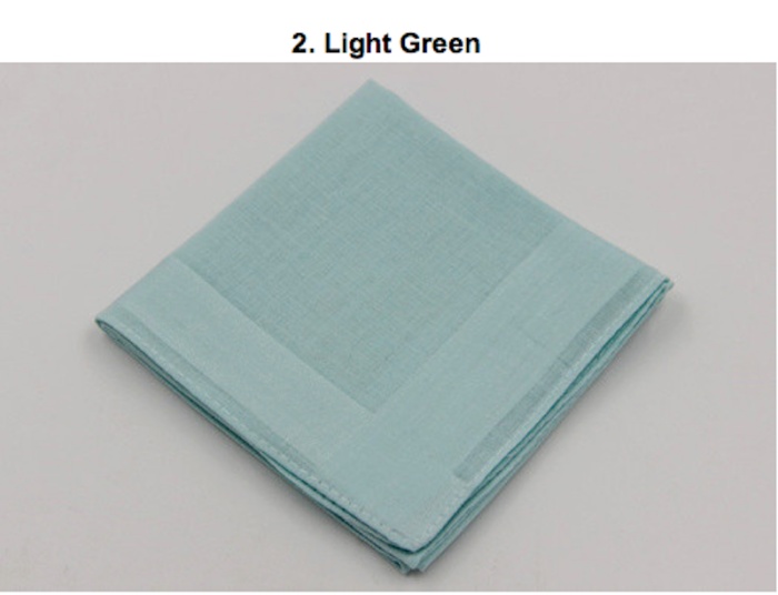 Cold tone pure color 100% cotton woven stripe Handkerchief square towel Cold tone pure color 100% cotton woven stripe Handkerchief square towel