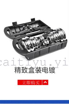 Fly home fitness equipment 10or15or20or30or40 kg dumbbell electroplating