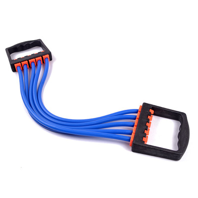 TPE Five-Tube Chest Expander Multifunctional Chest Expander Detachable Men's Pulling Rope Fitness Equipment TPE Five-Tube Chest Expander Multifunctional Chest Expander Detachable Men's Pulling Rope Fitness Equipment