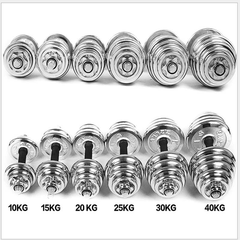 The specification of dumbbell for electroplating of household fitness equipment is 10 ~ 40kg