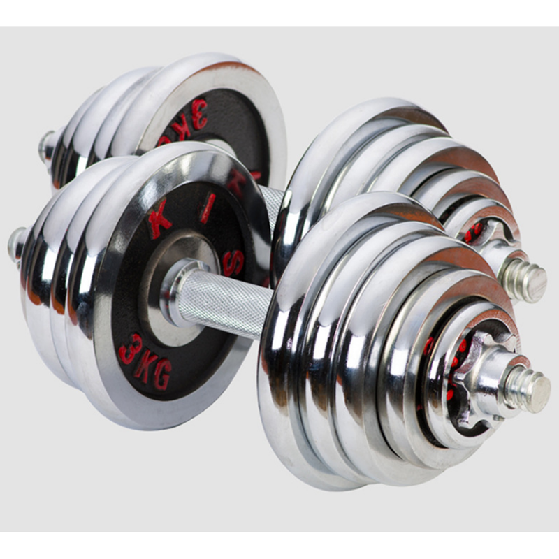Specification of dumbbell for electroplating of household fitness equipment is 10 ~ 40kg