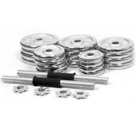 Professional bodybuilding weights manufacturer price chrome adjustable dumbbell