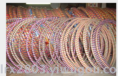 Hula hoop with heavier hula hoop