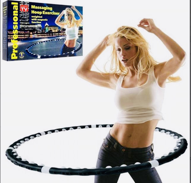 Magnetic Massage Hula Hoop Removable Sponge Fitness Hula Hoop Sports Magnet Hula Hoop 7-Section Disassembly Magnetic Massage Hula Hoop Removable Sponge Fitness Hula Hoop Sports Magnet Hula Hoop 7-Section Disassembly