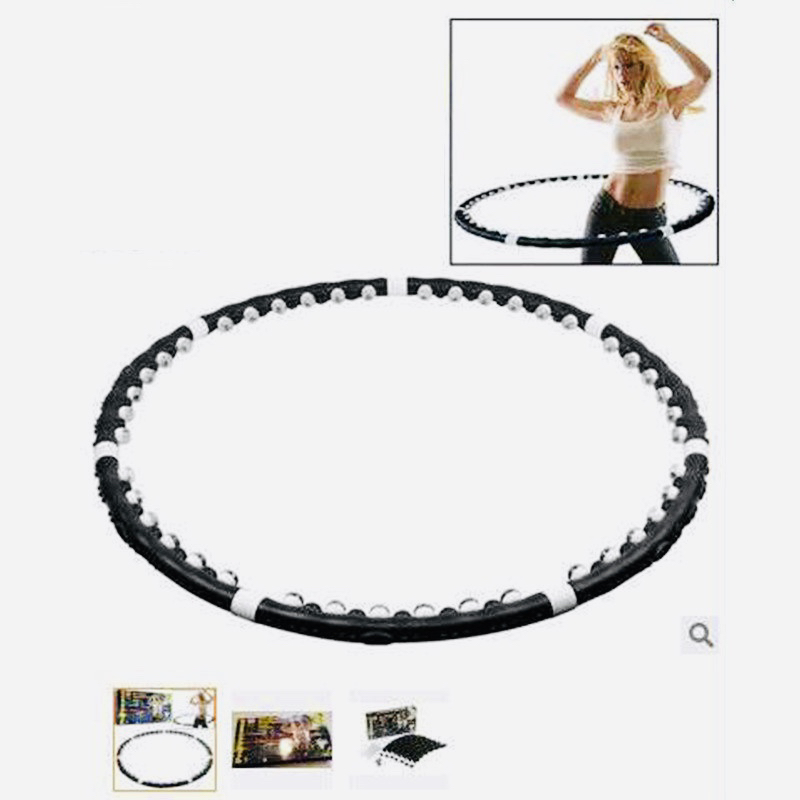 Magnetic Massage Hula Hoop Removable Sponge Fitness Hula Hoop Sports Magnet Hula Hoop 7-Section Disassembly Magnetic Massage Hula Hoop Removable Sponge Fitness Hula Hoop Sports Magnet Hula Hoop 7-Section Disassembly
