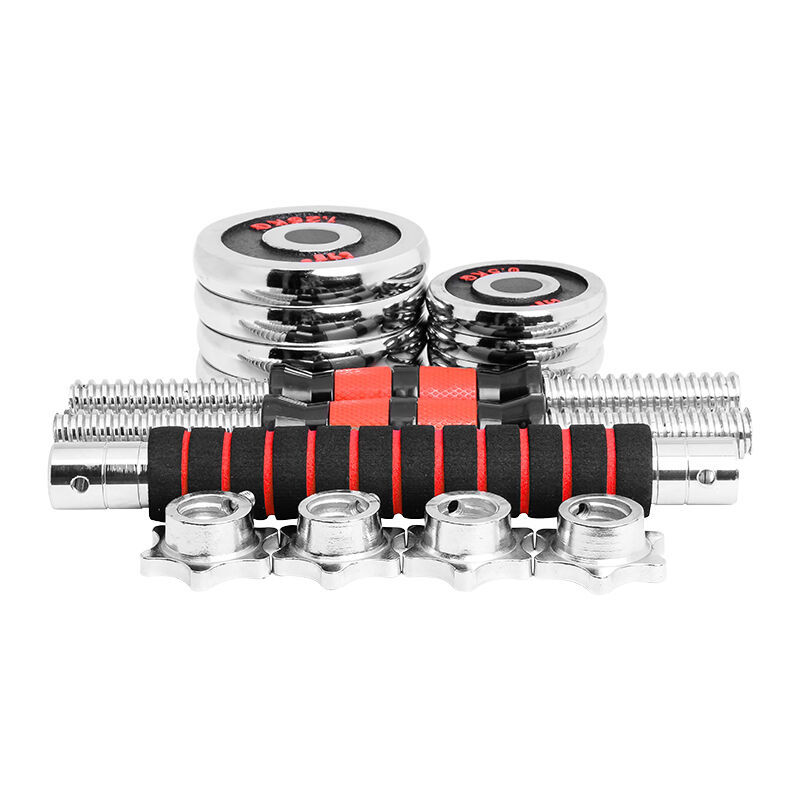 Dumbbell Electroplated Dumbbell suit men&#039;s Barbell combination suit Household exercise equipment