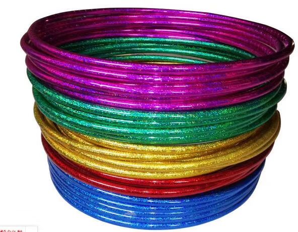Wholesale Children&#039;s Hula Hoop Performance Hula Hoop for Kindergarten Wrapped Laser Hula Hoop