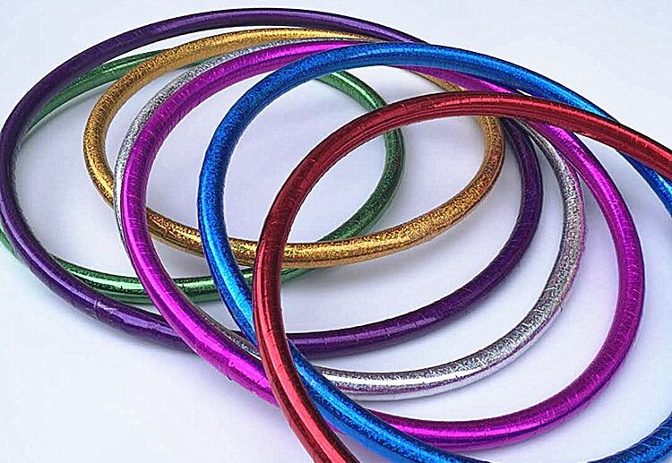 Wholesale Children's Hula Hoop Performance Hula Hoop for Kindergarten Wrapped Laser Hula Hoop