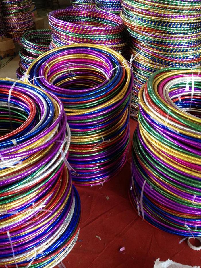 Wholesale Children's Hula Hoop Performance Hula Hoop for Kindergarten Wrapped Laser Hula Hoop