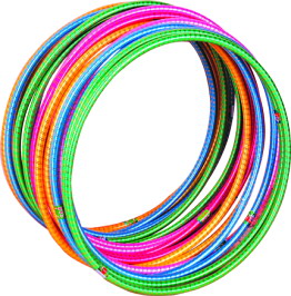Wholesale Children's Hula Hoop Performance Hula Hoop for Kindergarten Wrapped Laser Hula Hoop
