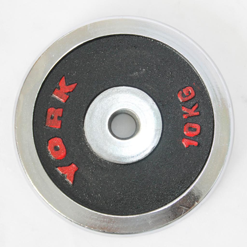Scarlet black lacquer plated dumbbell barbell piece small hole plating and colorful Amphipod 10kg
