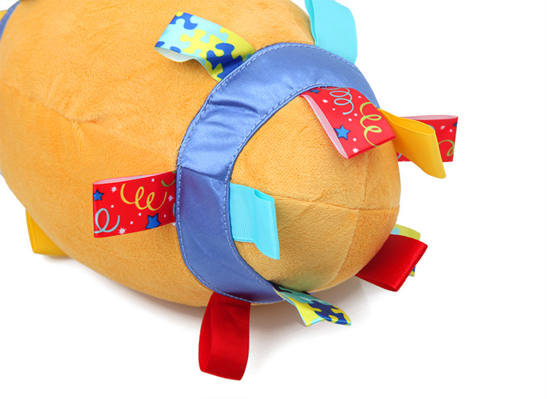 Baby Educational Hand Ball Plush Toy Built-in Jingle Bell Rugby Baby Climbing Exercise Toy Baby Educational Hand Ball Plush Toy Built-in Jingle Bell Rugby Baby Climbing Exercise Toy