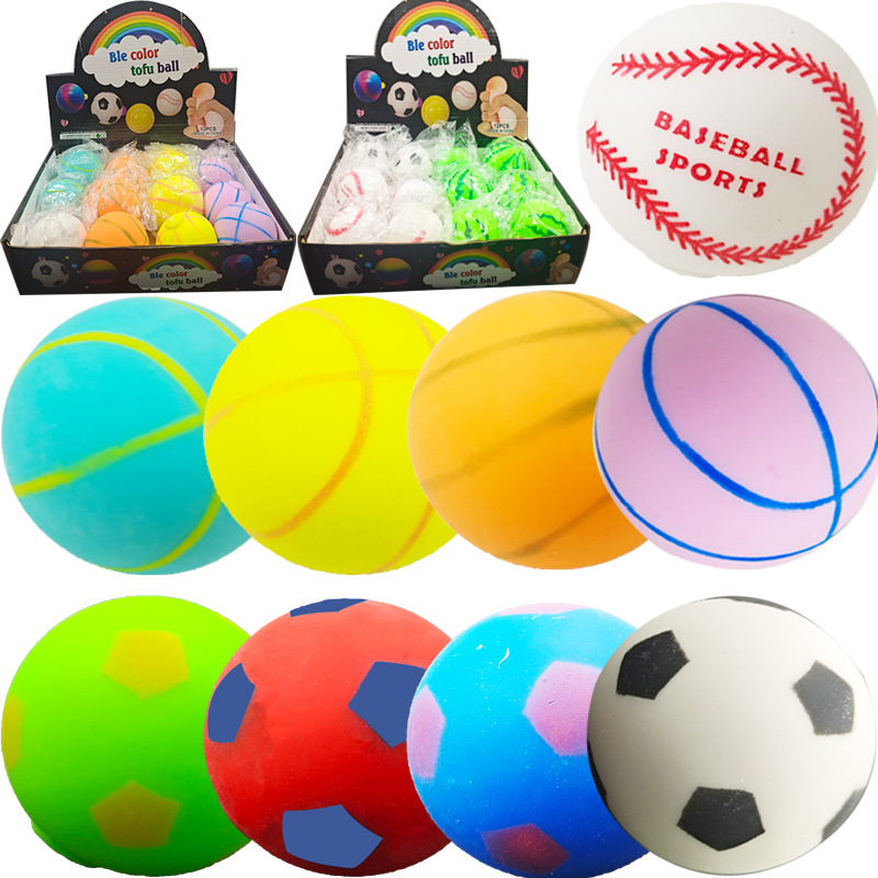 Creative New Exotic Basketball Vent Flour Ball Rugby TPR Decompression Compressable Musical Toy Factory Wholesale Creative New Exotic Basketball Vent Flour Ball Rugby TPR Decompression Compressable Musical Toy Factory Wholesale