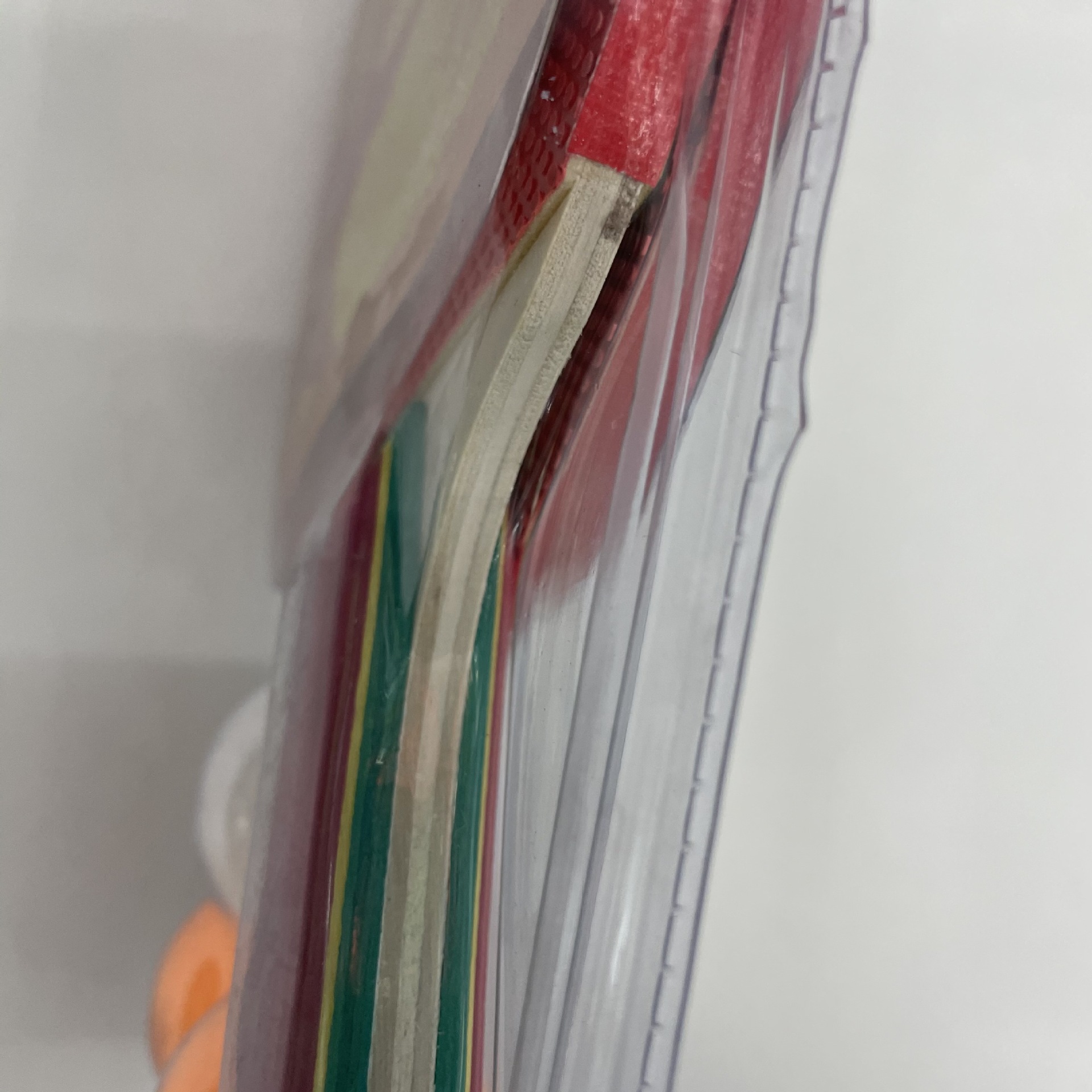 Blister AL-2009-3 Two Board 3 Ball Table Tennis Rackets Pimples out/in Racket