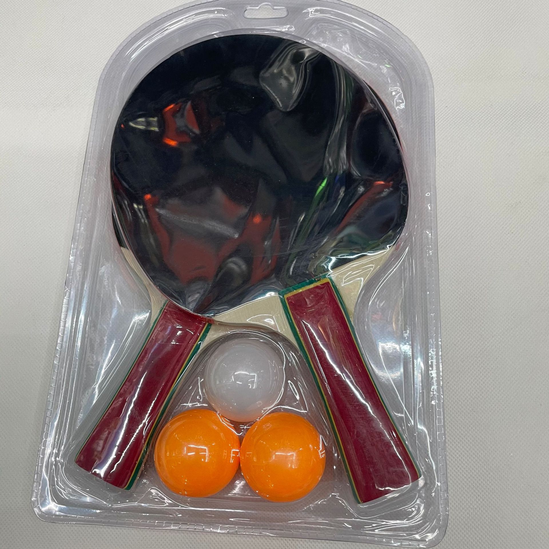 Blister AL-2009-3 Two Board 3 Ball Table Tennis Rackets Pimples out/in Racket Blister AL-2009-3 Two Board 3 Ball Table Tennis Rackets Pimples out/in Racket