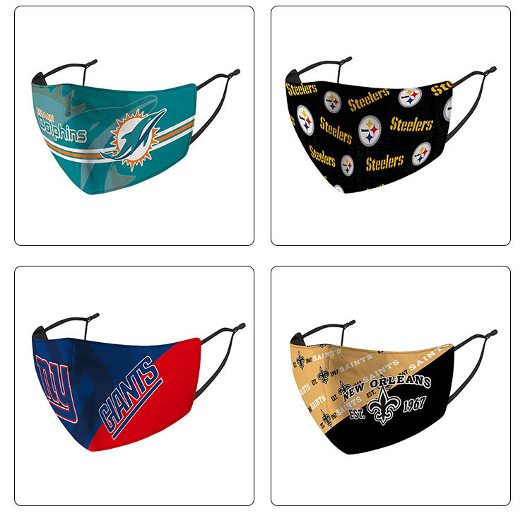 NFL League Rugby Mask Chief Patriot Eagle Cowboy Tiger Steel Man Thin Washable Mask NFL League Rugby Mask Chief Patriot Eagle Cowboy Tiger Steel Man Thin Washable Mask