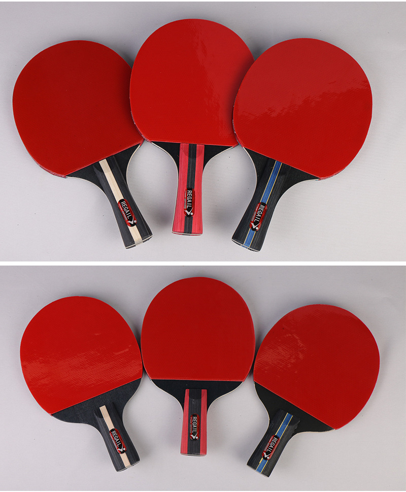 Regail Table Tennis Rackets Regail 8026 Series, Two Shots and Three Balls, Training Racket Regail Table Tennis Rackets Regail 8026 Series, Two Shots and Three Balls, Training Racket