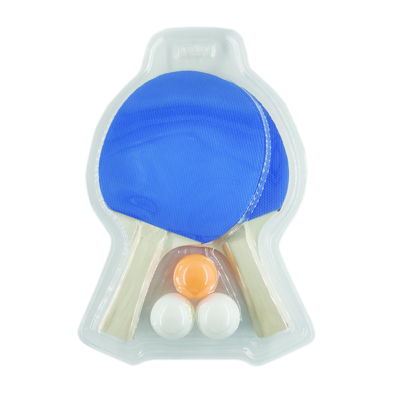 Aegon P-1 table tennis racket set for two players two side pimple out