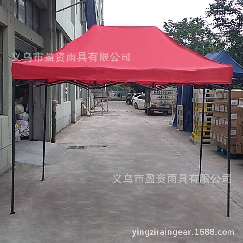 2*3 Outdoor Advertising Tent Four-Corner Bike Shed Four-Leg Collapsible Stall Sunshade Night Market Stall Canopy