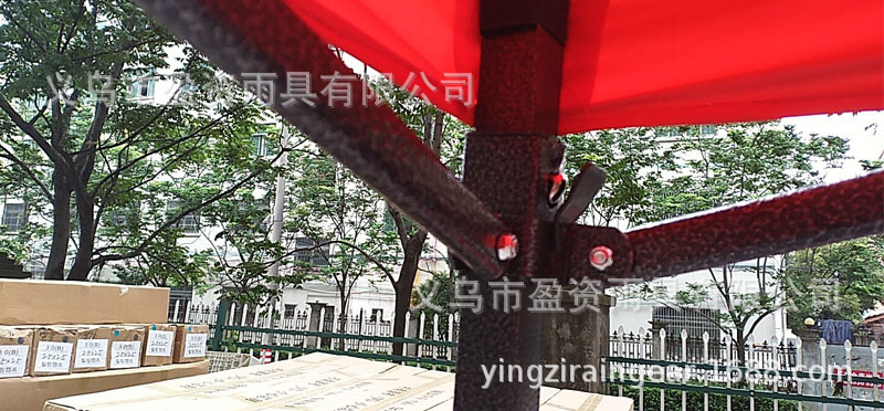 2*3 Outdoor Advertising Tent Four-Corner Bike Shed Four-Leg Collapsible Stall Sunshade Night Market Stall Canopy