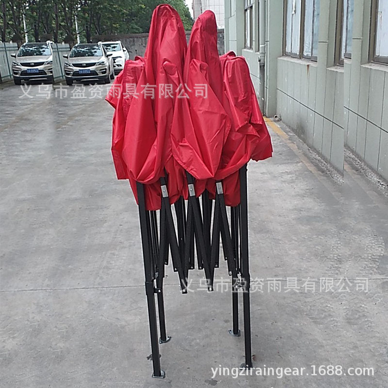 2*3 Outdoor Advertising Tent Four-Corner Bike Shed Four-Leg Collapsible Stall Sunshade Night Market Stall Canopy