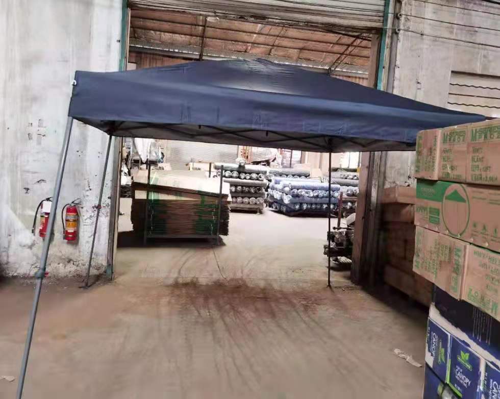 Tail Goods Outdoor Stall Tent Canopy Sunshade Rainproof Four-Leg Folding Canopy Big Umbrella Four-Corner Tent
