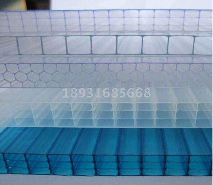 Haidong factory direct sales multi-layer hollow solar panel greenhouse canopy canopy anti-fog layer 2--20mm