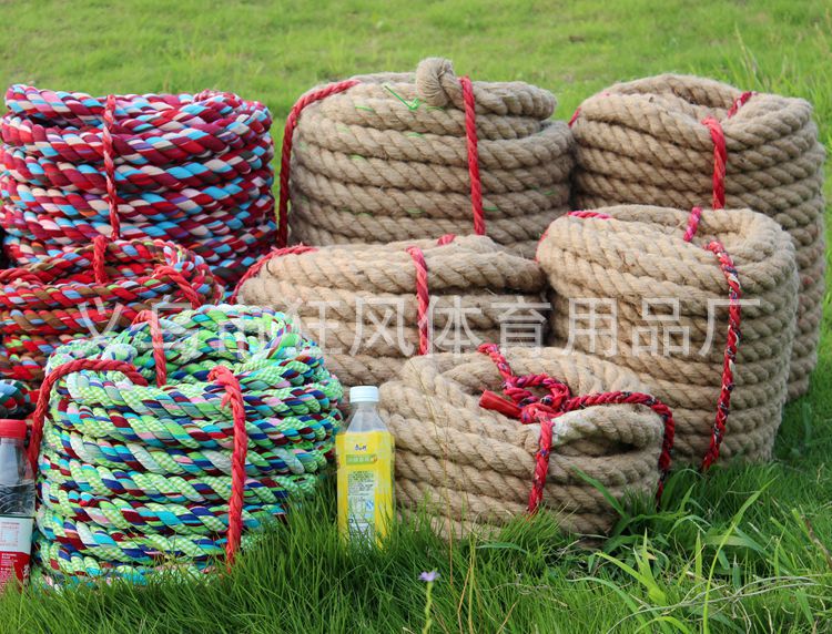Manufacturers Supply Cotton Cloth Tug of War Rope Game-Specific Rope 15 M 20 M 25 M 30 M Diameter 3.2cm Manufacturers Supply Cotton Cloth Tug of War Rope Game-Specific Rope 15 M 20 M 25 M 30 M Diameter 3.2cm