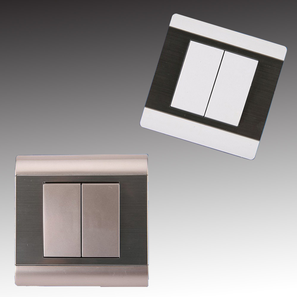 Wall Switch Two-Position Single Control Switch, Double Single Open Seesaw Switch Single Dual-Control Switch, Wholesale