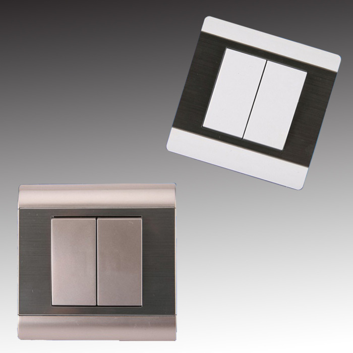 Wall Switch Two-Position Single Control Switch, Double Single Open Seesaw Switch Single Dual-Control Switch, Wholesale