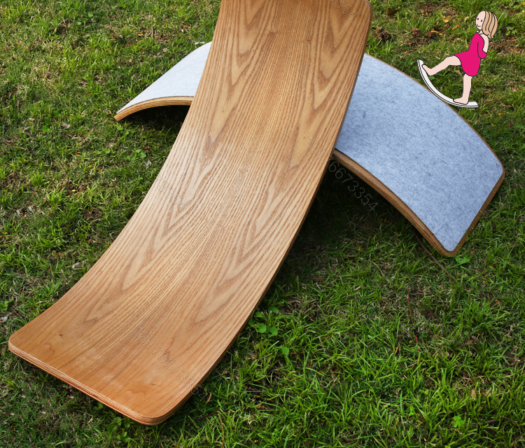 Children's Puzzle Sensory Training Seesaw Kindergarten Sports Game Wooden Balance Board Yoga Balance Practice Board