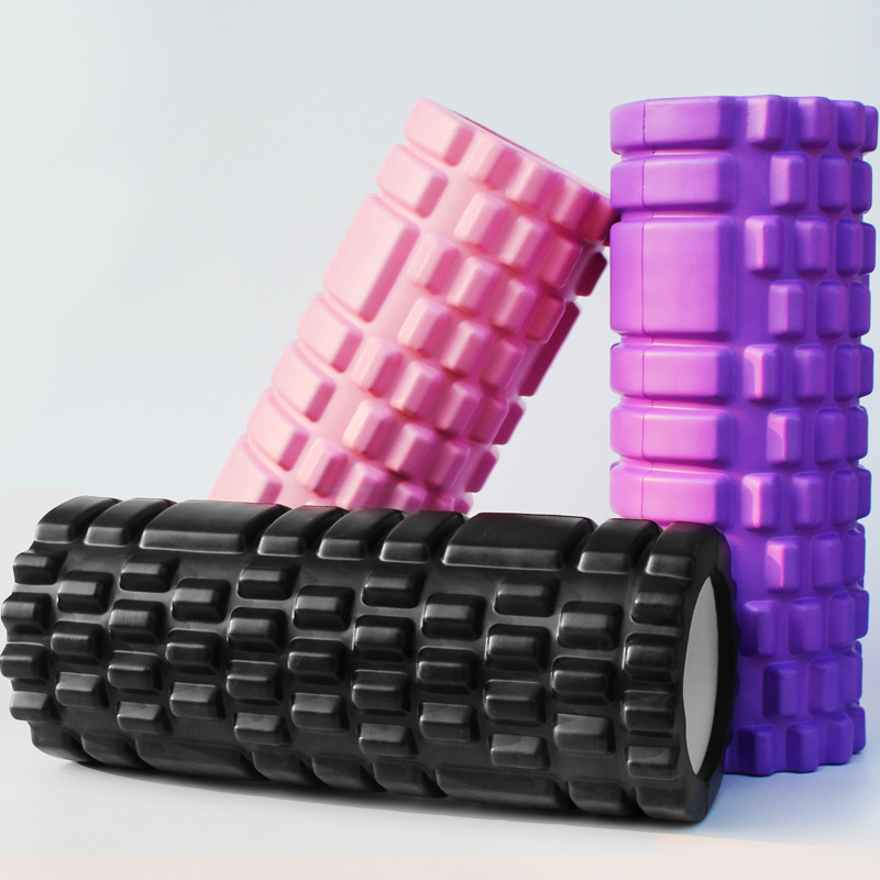 33cmeva Hollow Wolf Tooth Shape Foam Roller Hollow Foam Roller Balance Bar Pilates Yoga Column Wholesale