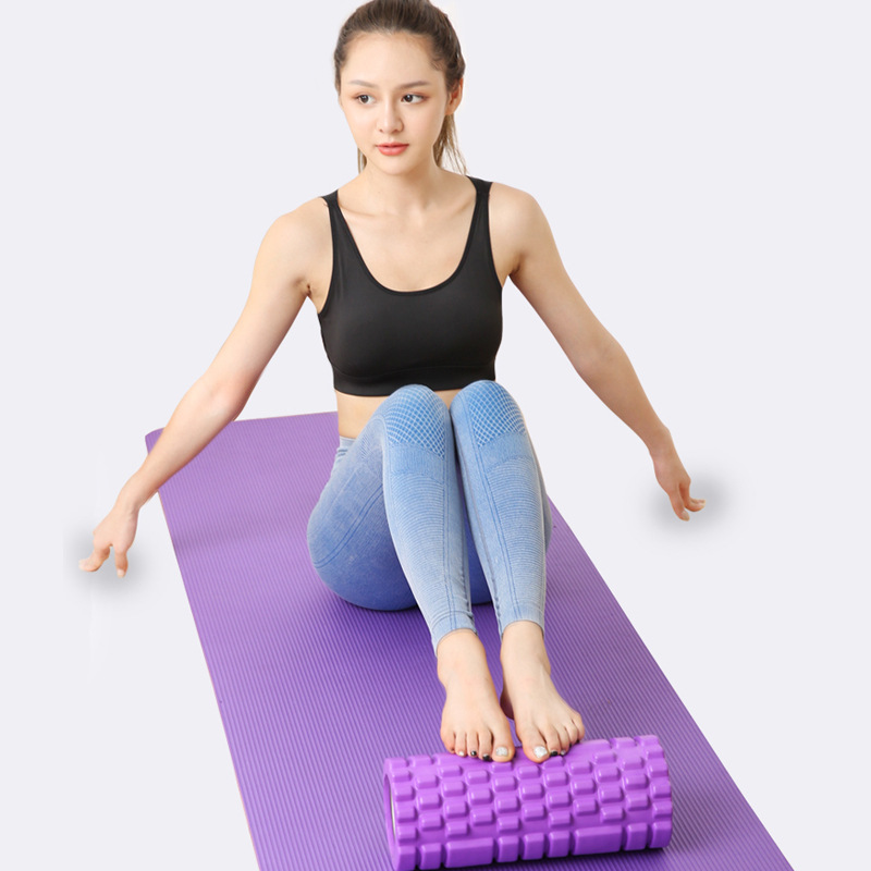 33cmeva Hollow Wolf Tooth Shape Foam Roller Hollow Foam Roller Balance Bar Pilates Yoga Column Wholesale