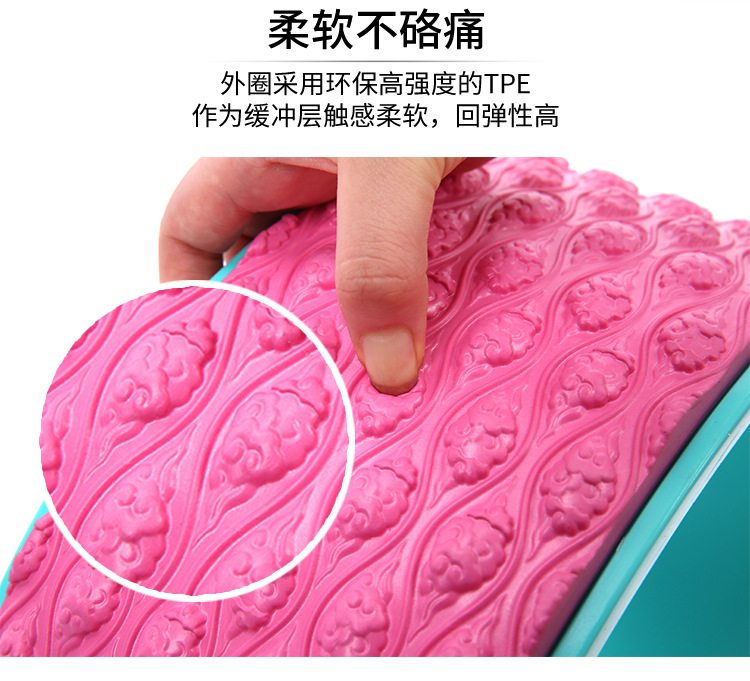 Massage point yoga wheel PP roller after muscle relaxation bending artifact Pilates circle yoga roller yoga wheel Massage point yoga wheel PP roller after muscle relaxation bending artifact Pilates circle yoga roller yoga wheel