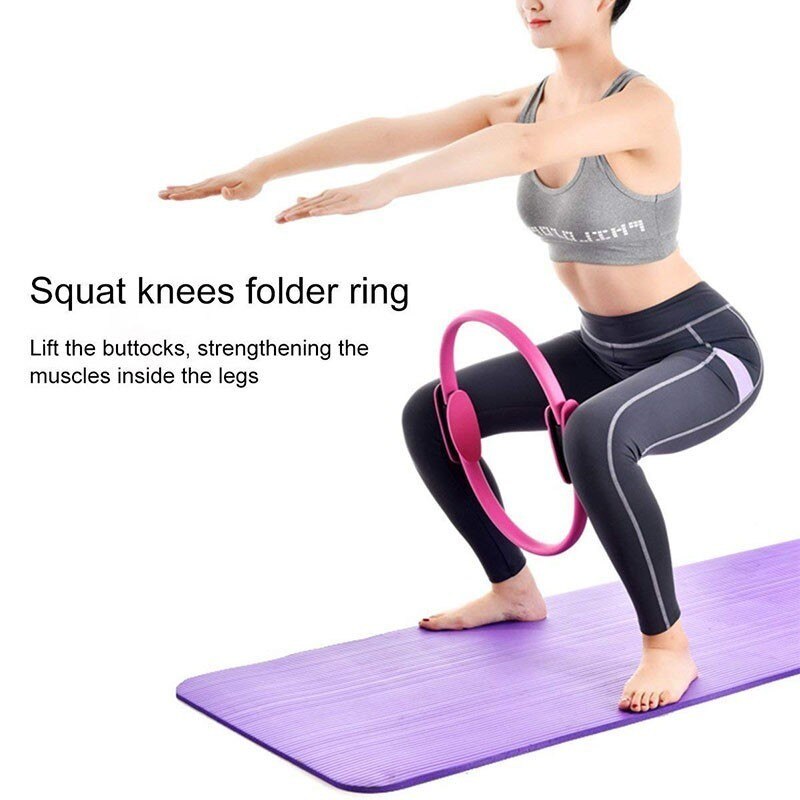38cm Circle Pilates Ring Yoga Fitness Magic Dual Women Girls 38cm Circle Pilates Ring Yoga Fitness Magic Dual Women Girls