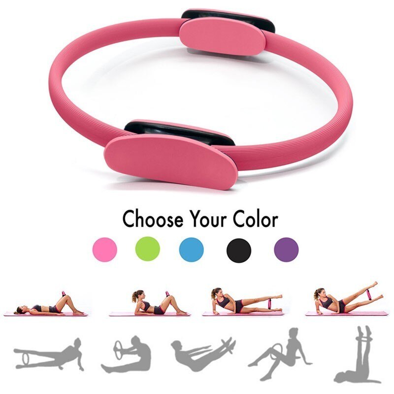 38cm Circle Pilates Ring Yoga Fitness Magic Dual Women Girls 38cm Circle Pilates Ring Yoga Fitness Magic Dual Women Girls