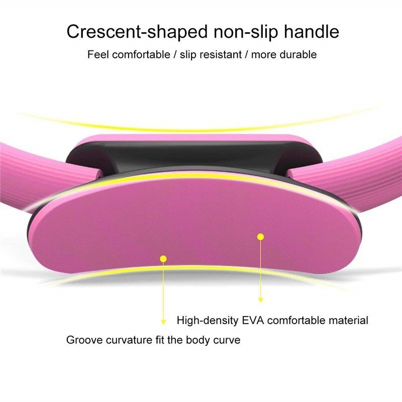 38cm Circle Pilates Ring Yoga Fitness Magic Dual Women Girls 38cm Circle Pilates Ring Yoga Fitness Magic Dual Women Girls