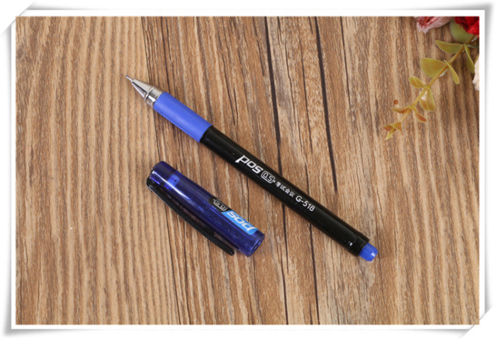 Zhixin special black large capacity neutral pen 0.5mm office supplies black ink pen stationery black pen