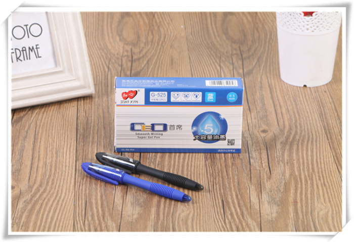Zhixin large capacity ink neutral pen 0.5mm office supplies black ink pen stationery black pen