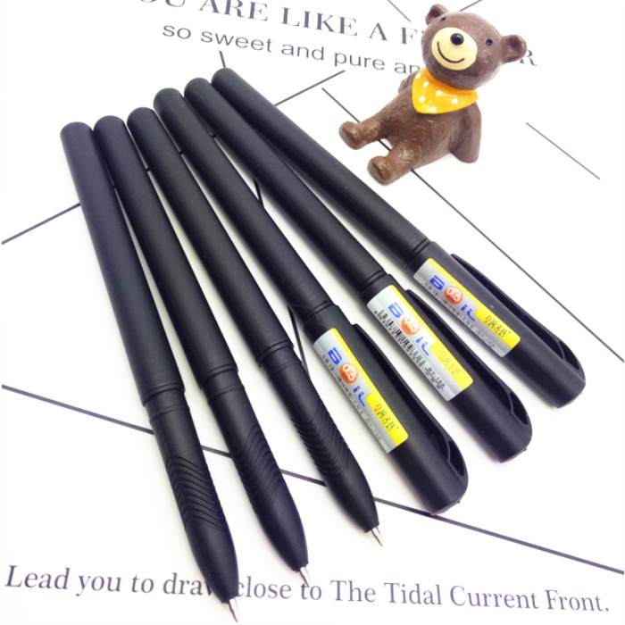 Gel pen 0.5mm signature pen 12 carbon pen office supplies black pen stationery wholesale