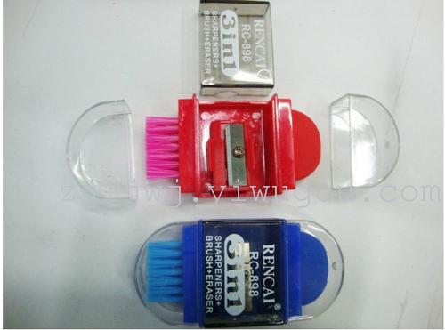 Office supplies school supplies in one rubber Pencil Sharpener brush 898 Pencil Sharpener