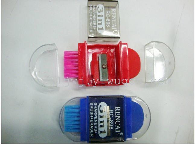 Office supplies school supplies in one rubber Pencil Sharpener brush 898 Pencil Sharpener