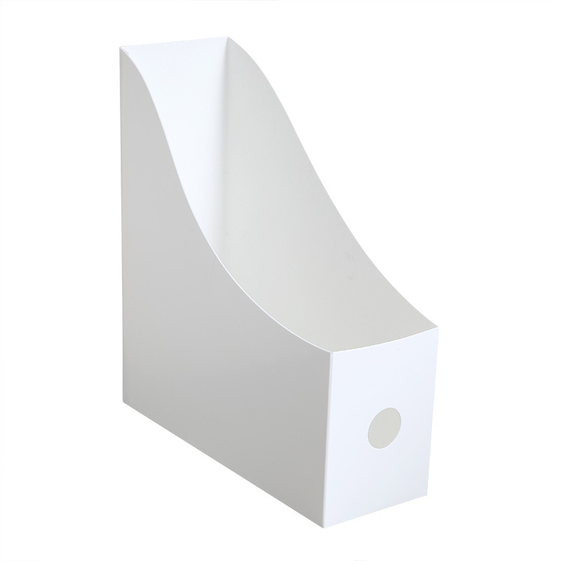 Desktop File Shelf Students Use Document Rack Office Supplies to Organize Plastic Bookend Bookshelf File Storage Box