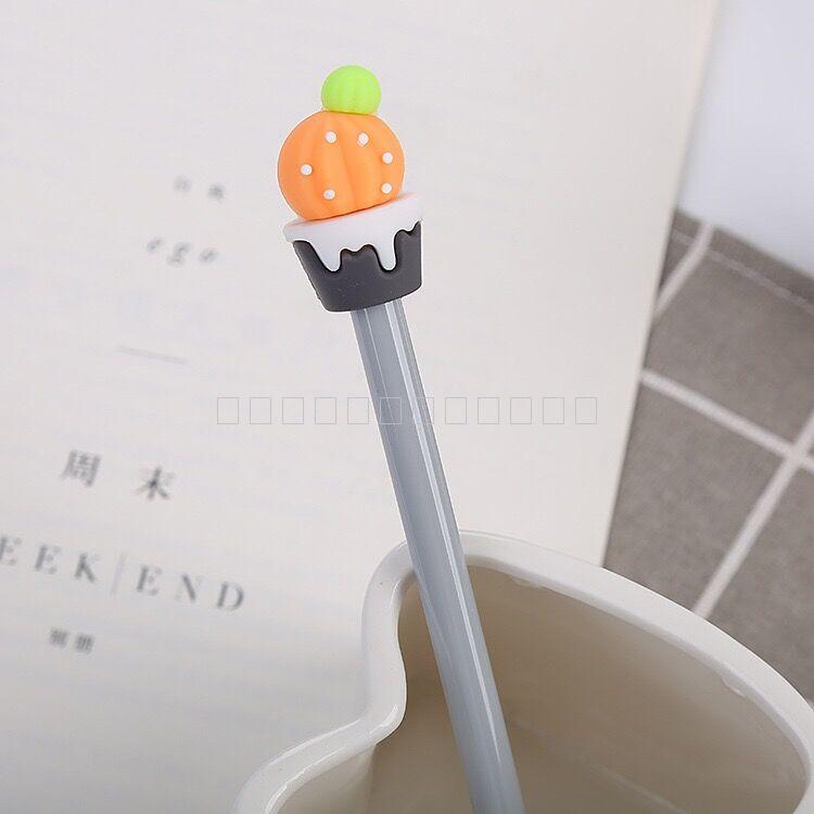 Korean Style Student Gel Pen Creative Cactus Ball Pen Cute Cartoon Learning Stationery Office Supplies Signature Pen