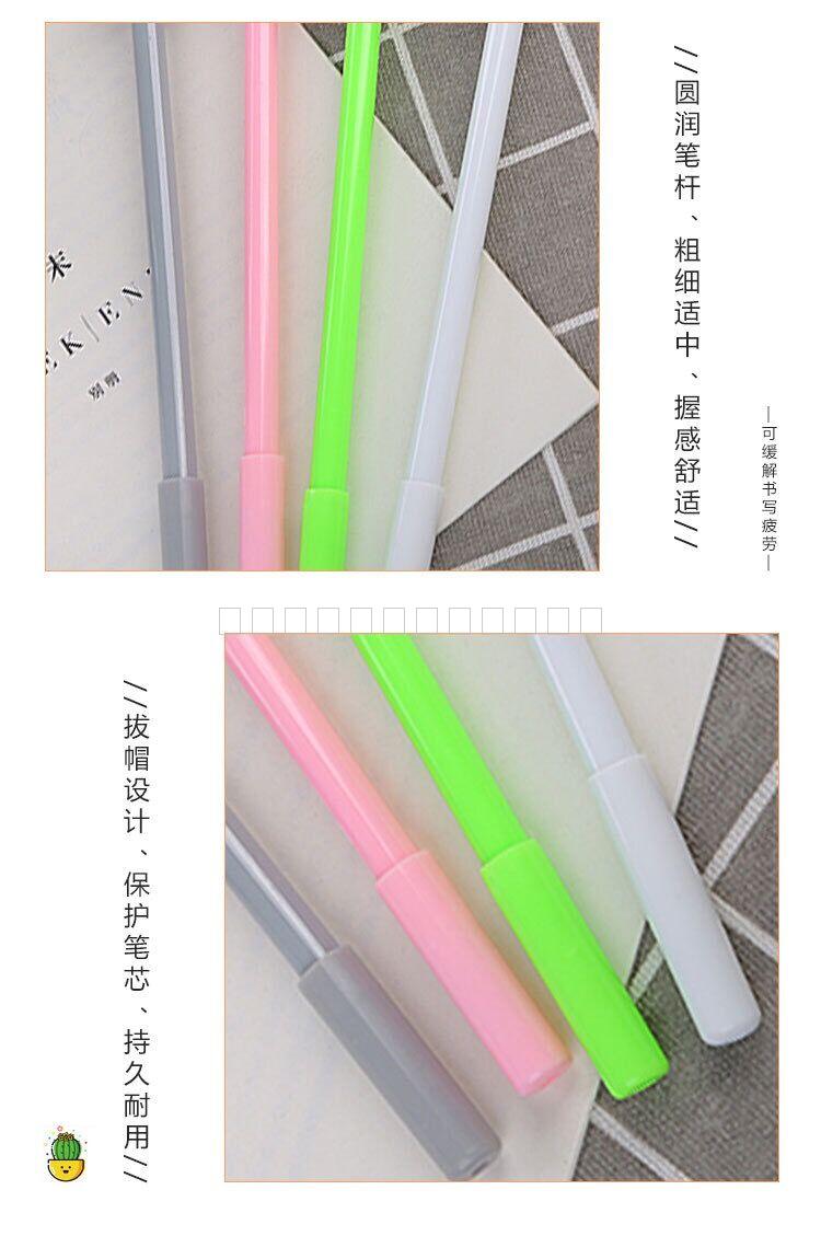 Korean Style Student Gel Pen Creative Cactus Ball Pen Cute Cartoon Learning Stationery Office Supplies Signature Pen Korean Style Student Gel Pen Creative Cactus Ball Pen Cute Cartoon Learning Stationery Office Supplies Signature Pen