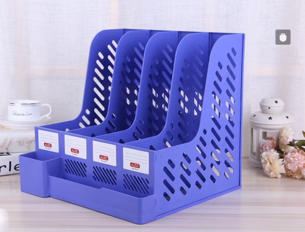 Office Supplies File Holder A4 Desktop Storage File Column Stationery Wholesale Plastic File Box Office Supplies File Holder A4 Desktop Storage File Column Stationery Wholesale Plastic File Box