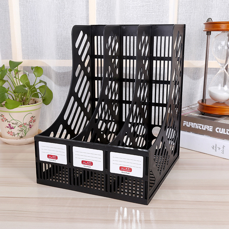 Office Supplies File Holder A4 Desktop Storage File Column Stationery Wholesale Plastic File Box Office Supplies File Holder A4 Desktop Storage File Column Stationery Wholesale Plastic File Box